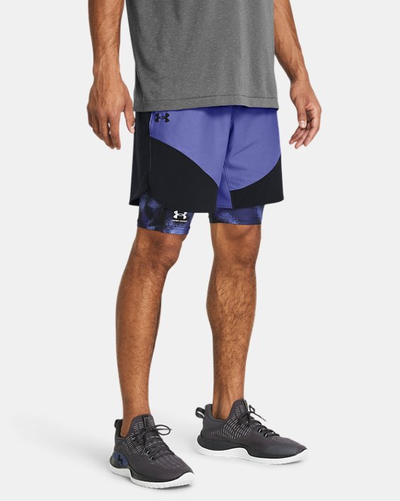 Men's UA Vanish Elite Hybrid Shorts, Purple, pdpMainDesktop image number 0